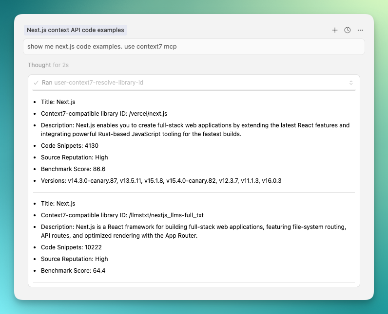 Library search results with Source Reputation